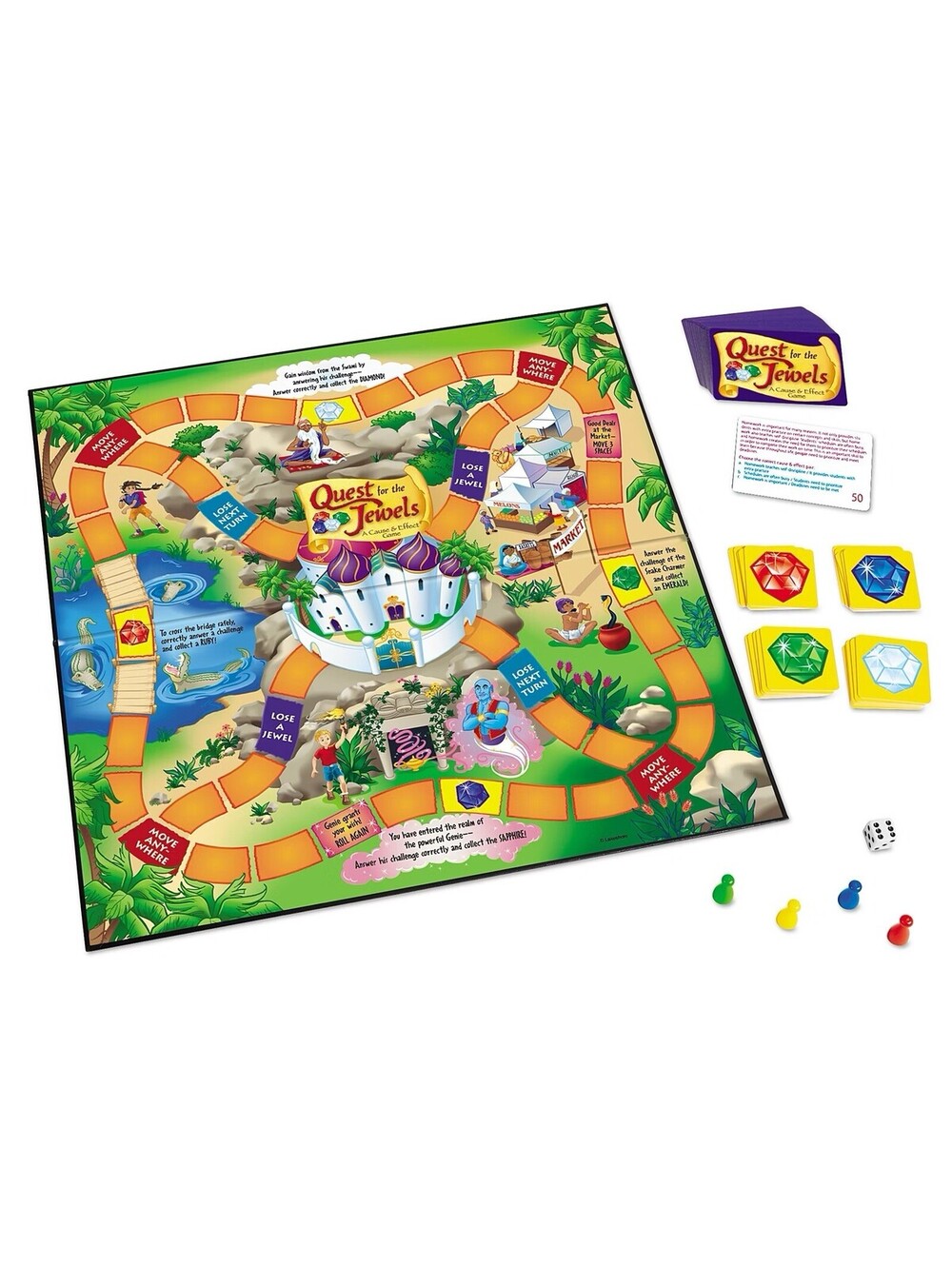 Lakeshore Learning Game Level 2 Reading Comprehension - Quest for the Jewels